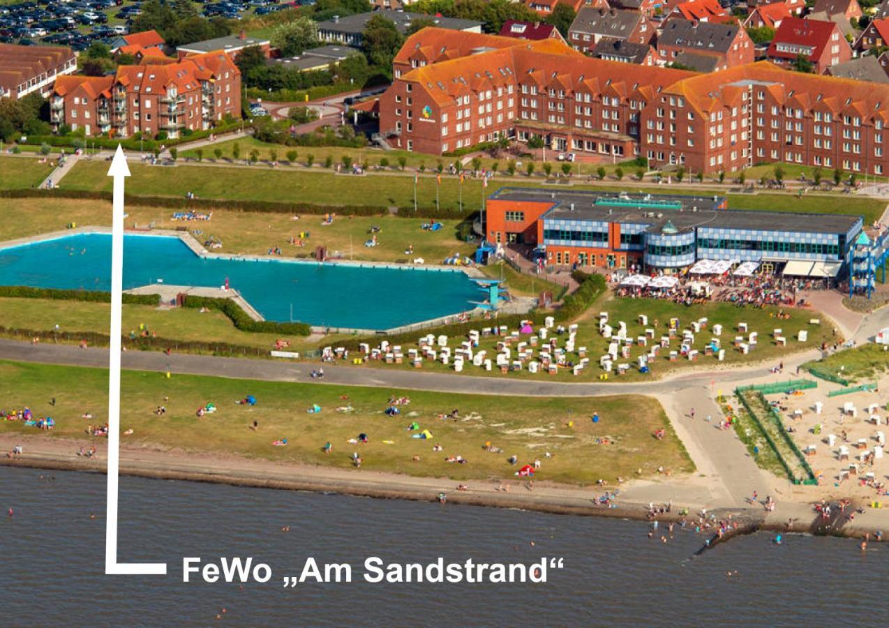 Ferienwohnung Residenz Am Sandstrand Norddeich Norden Eksteriør billede